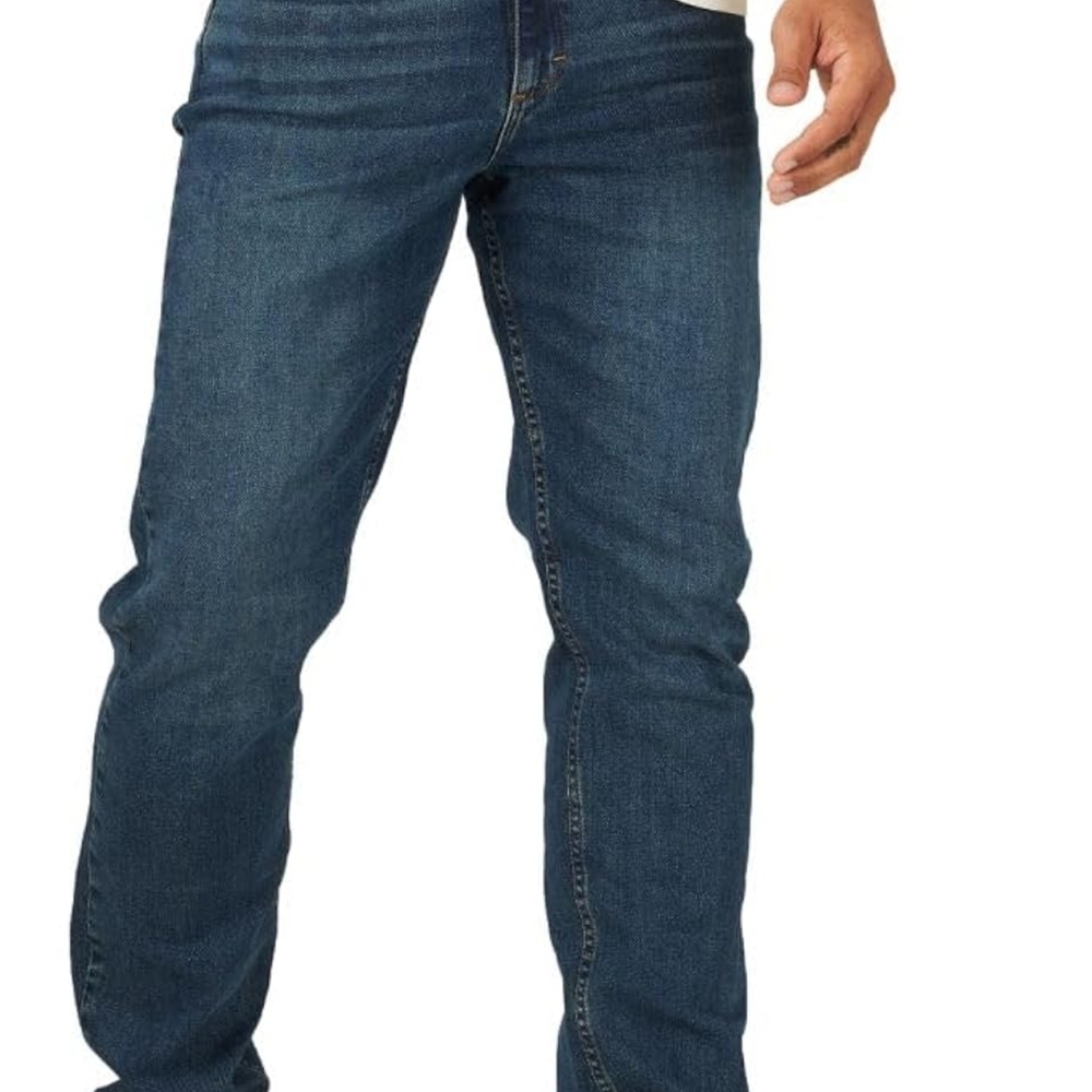 (TWO PAIR) Wrangler Authentics Mens Comfort Flex Waist Relaxed Fit Jean 42X36
